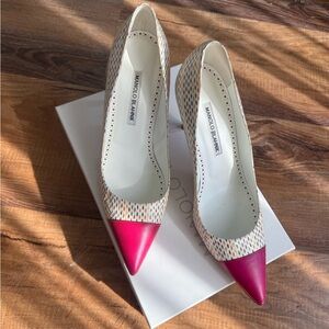 Manolo Blahnik 90mm Irene Pumps